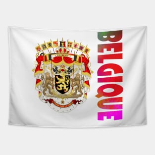 Belgique (Belgium) Coat of Arms Design Tapestry