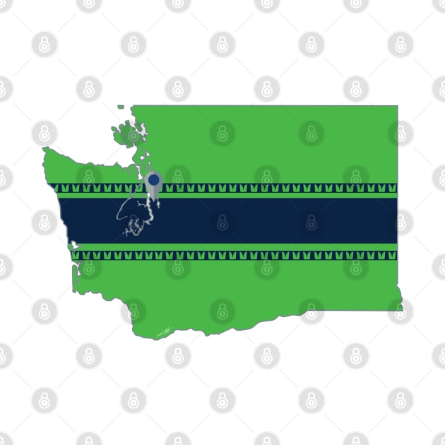 Seattle Football (Alternate) by doctorheadly