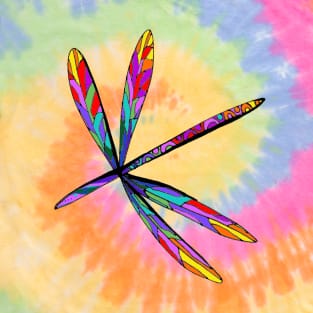 Dragonfly Rainbow Single T-Shirt