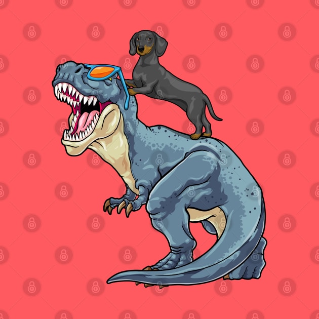 Wiener The T-Rex Rider by GoshWow 