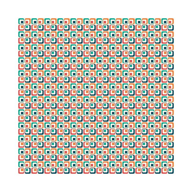 Retro Funky Style Modern Pattern by jodotodesign