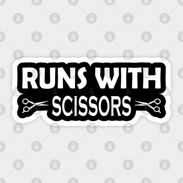 Hairdresser Scissors - Hair Stylist - Sticker