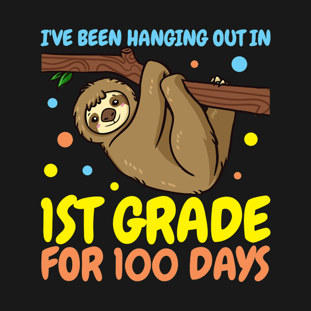 1st Grade 100 Days of School Sloth by CreativeGiftShop