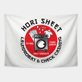 Hori Sheet Laundromat & Check Cashing Tapestry