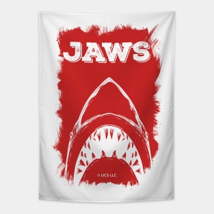 JAWS Abstract RED Minimalistic Fan Art Movie Poster Design Tapestry