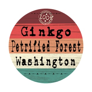 Ginkgo Petrified Forest Washington retro T-Shirt