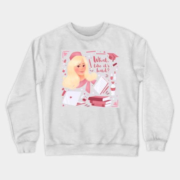 blonde crewneck sweatshirt