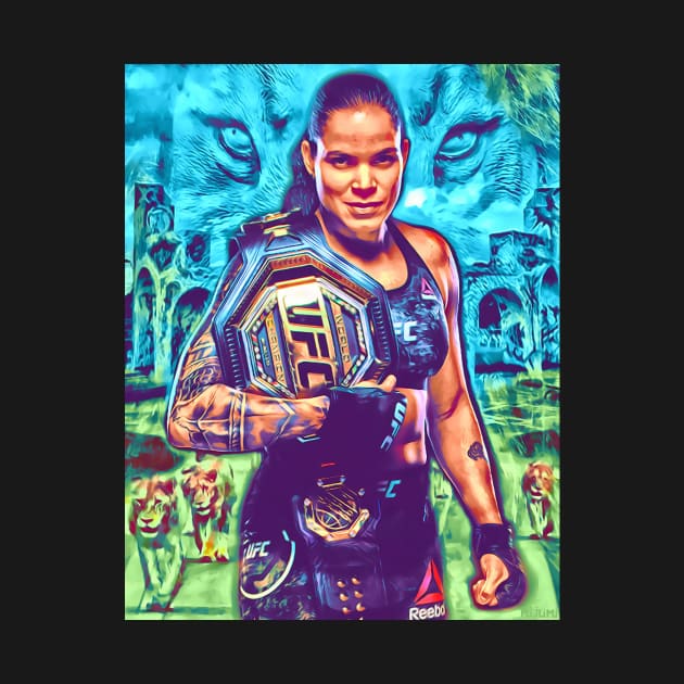 Amanda The Lioness Nunes by SavageRootsMMA