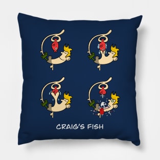 Craig's Fish Blonde Boy Pillow