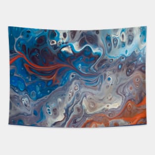 Fluid acrylic painting Tapestry