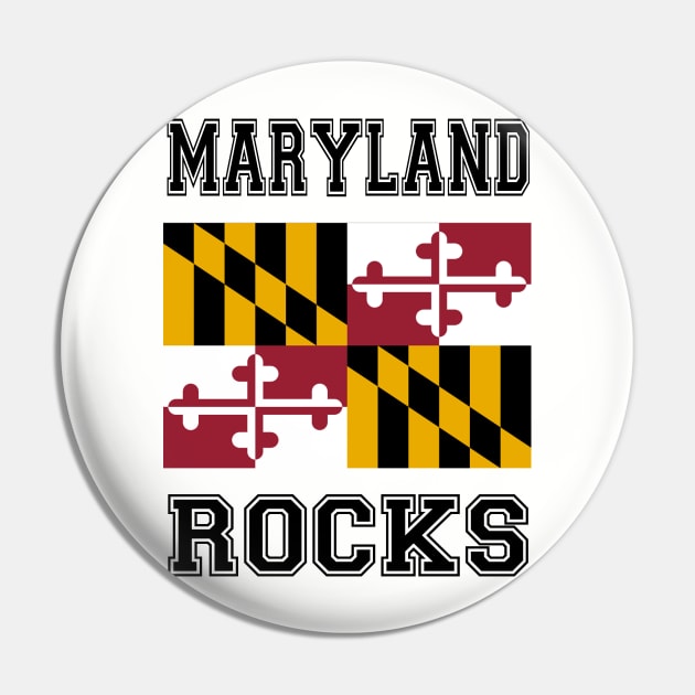 Maryland Rocks Pin by RockettGraph1cs