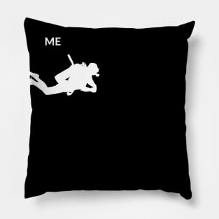 Best Funny Scuba Diving Themed Gift Idea Pillow