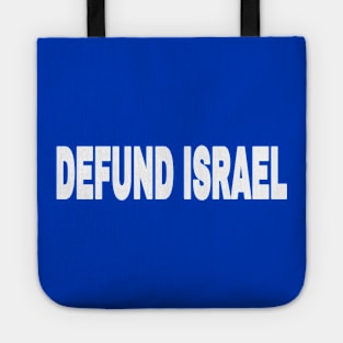 DEFUND ISRAEL - White - Back Tote