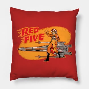 Red Five Pillow