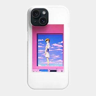 Anime Girl - Retro Future Phone Case