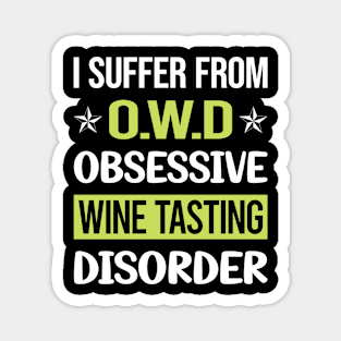 Obsessive Love Wine Tasting Magnet