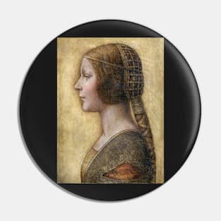 Profile of a Young Fiancé by Leonardo Da Vinci Pin