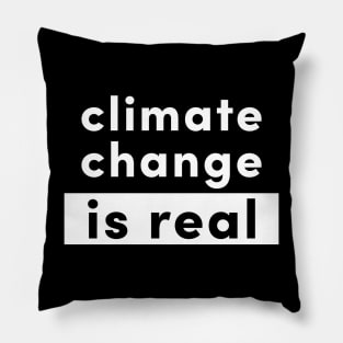 Climate change is real Pillow