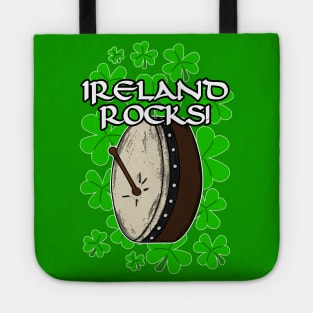 Ireland Rocks Bodhran Irish St Patrick's Day Tote