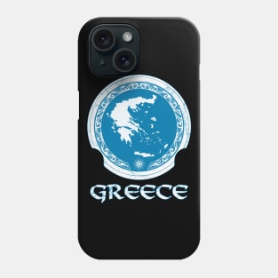 Greece Map Sparta Macedonian Shield Phone Case