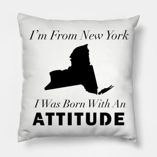 New York Attitude Pillow