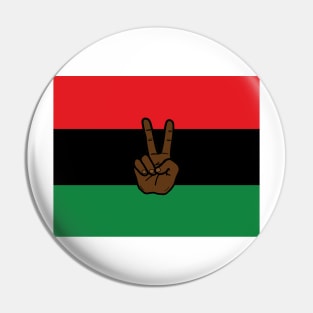 Pan African flag Juneteenth black freedom liberation Pin