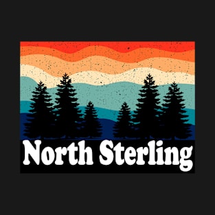 Vintage North Sterling Colorado Forest Camping T-Shirt