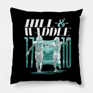 Tyreek Hill & Jaylen Waddle Miami Celebration Pillow