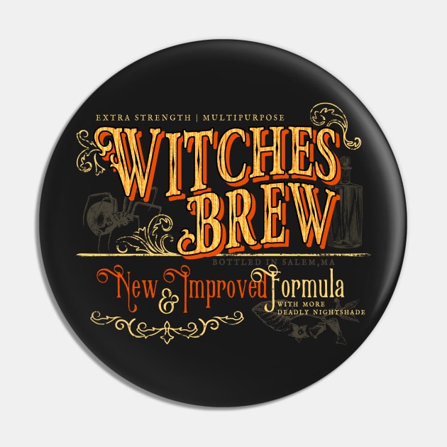 Halloween Witches Brew Pin by Emily Collins