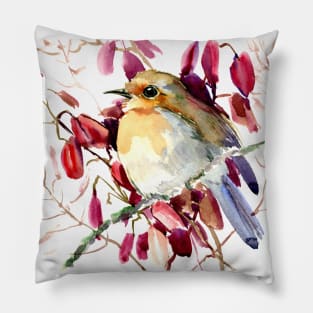 Robin Bird Pillow