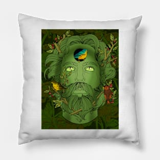 Bird Man Pillow