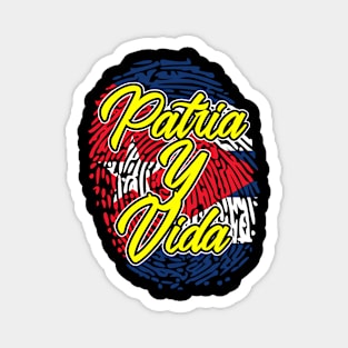 Patria Y Vida, Cuban Heritage, Cuba Flag, Cuban Revolution, Cuba Magnet