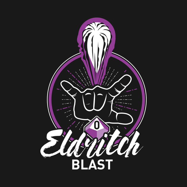 D&D Spells Eldritch Blast by Natural 20 Shirts