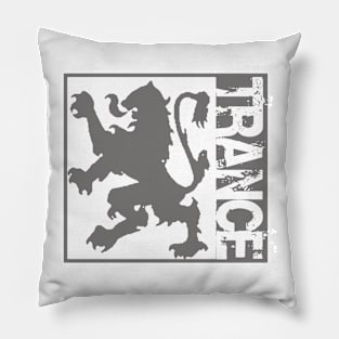 Trance Lion Square Pillow