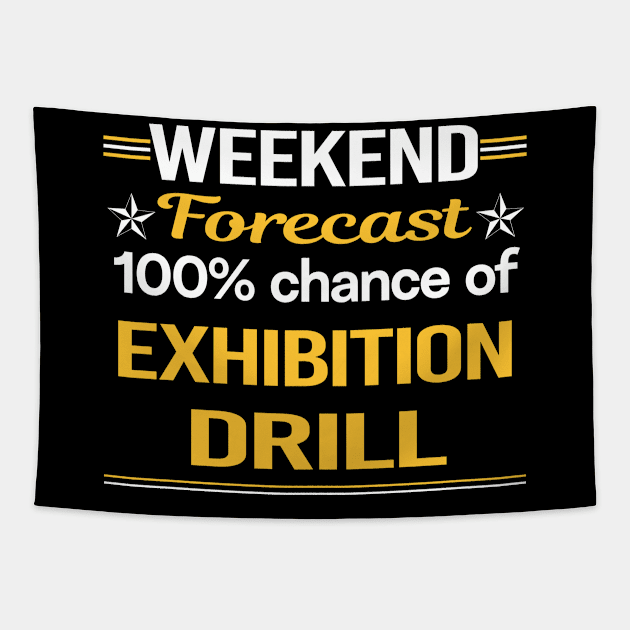 Weekend Forecast 100% Exhibition Drill Tapestry by symptomovertake