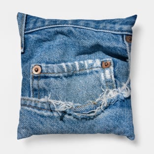 Old Jeans Pillow