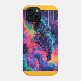 Neon Space Phone Case