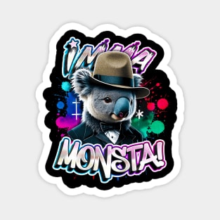 Imma Monsta! KOALA | Blacktee | by Asarteon Magnet