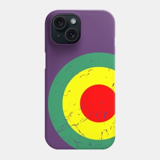 DISTRESSED ROUNDEL - Red Yellow Green Phone Case