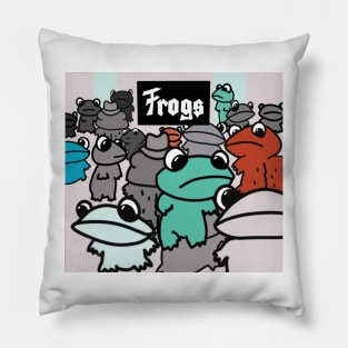 Goths Cover Frogs Edition Pillow