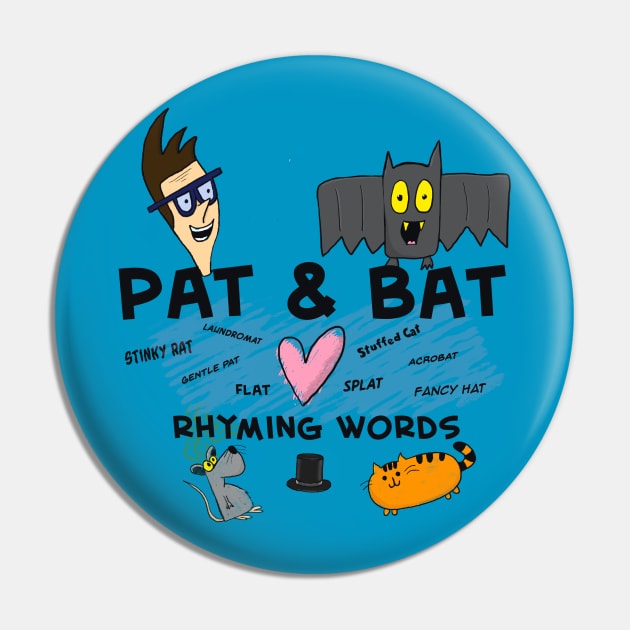 Pat & Bat love rhyming words Pin by Whistlepig Books