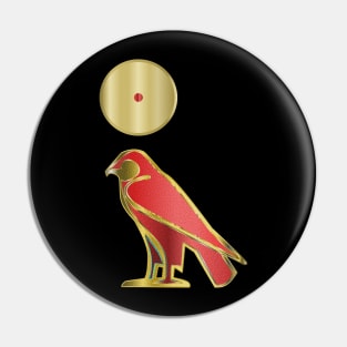 Egyptian Horus Falcon Red Pin