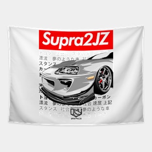 Supra MK4 2JZ (White) [ OSY Graphics ] Tapestry