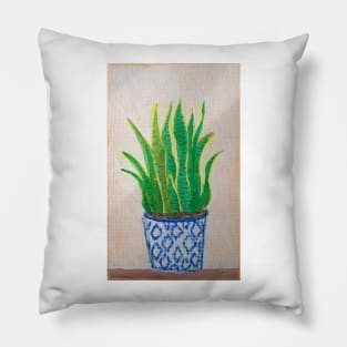 Snake plant house plant Pillow