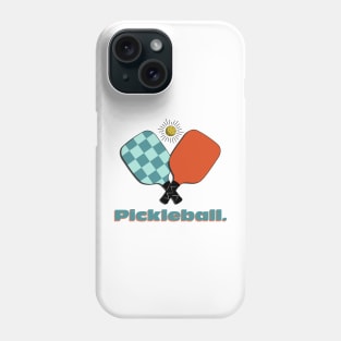 Pickleball Paddles - Blue/Orange Phone Case