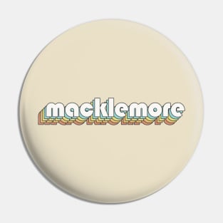 Retro Macklemore Pin