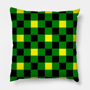 Jamaican Checkerbaord Pillow