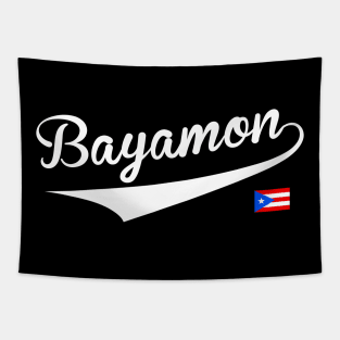 Bayamon Puerto Rico Proud Puerto Rican Baseball Tapestry