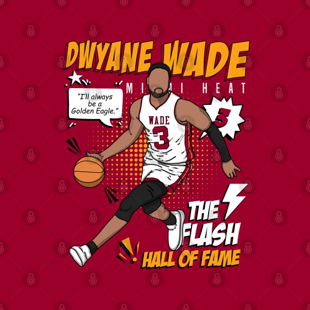 Dwyane Wade Comic Art by Luna Illustration