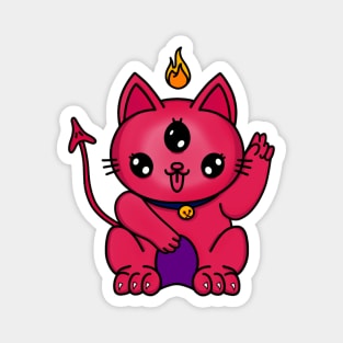 Satan kitty Magnet